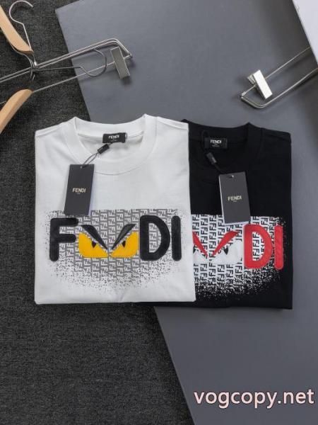 フェンディTシャツブランド 通販店激レア 入手困難 超優秀 弾力性の高い 5 