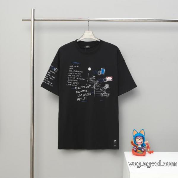 2025スーパー コピー雑誌掲載 こだわり高級 人気掲載 海外限定FENDI半袖Tシャツ 0
