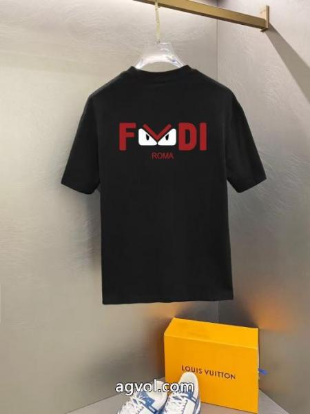 偽物 通販FENDI完売間近 最終セール ギフトOK半袖Tシャツ 4