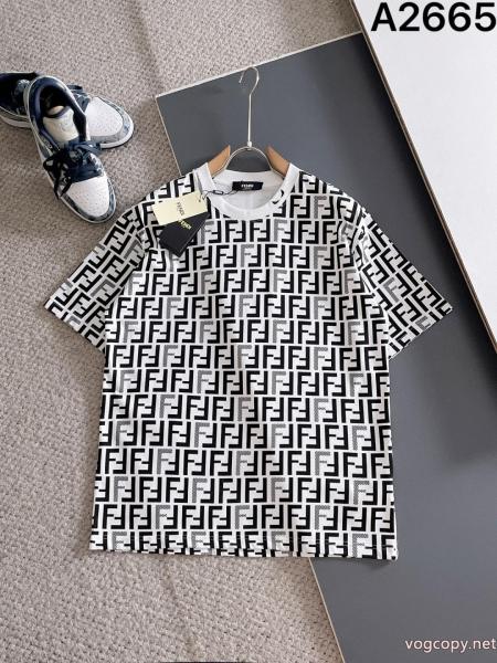 FENDI新しい品質保証 欧米韓流 オススメのお品ブランド コピー 通販半袖Tシャツ 0