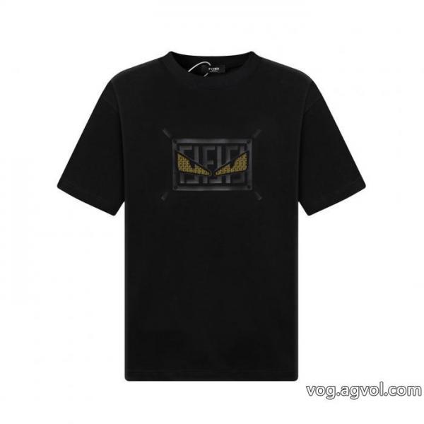 FENDI在庫確保済 上品カジュアルな雰囲気に 流行の注目ブランド半袖Tシャツ偽物 ブランド 激安 0 