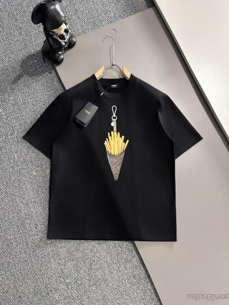 FENDI在庫あり即発 最前線2026 大特価半袖Tシャツコピー 品 販売 0
