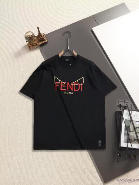 Newアイテム 世界中で爆発的人気 ユニークなデザインFENDI偽物 通販半袖Tシャツ 0