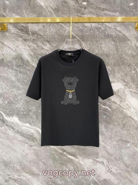 ブランド レプリカ先行販売 2026新作コレクション お洒落な存在感 半袖TシャツFENDI 5 