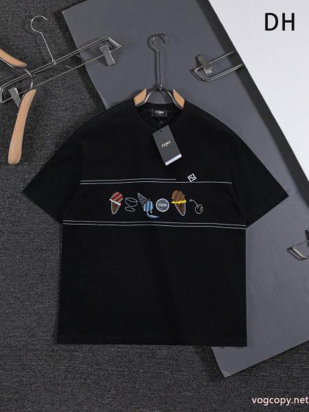 FENDI超一流のブランド 話題人気商品 欧米韓流半袖Tシャツコピー 品 販売 0 