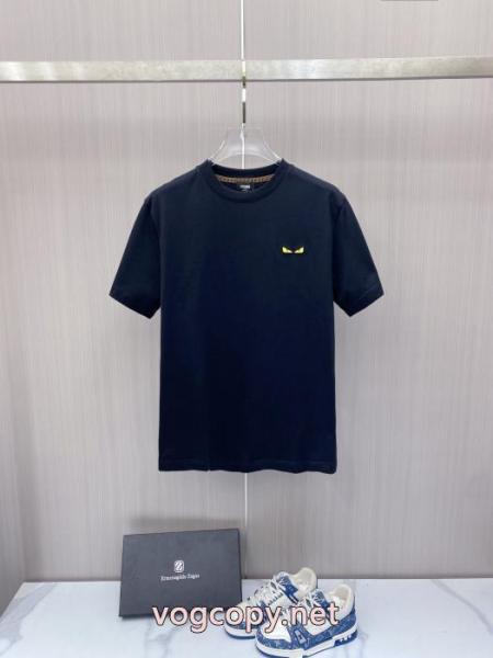 激安 ブランドフェンディSS26極上発売 国内入手困難 希少価値大半袖Tシャツ 5 