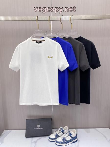 激安 ブランドフェンディSS26極上発売 国内入手困難 希少価値大半袖Tシャツ 6 