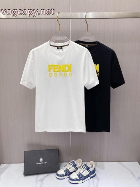 偽 ブランド 販売半袖Tシャツ優秀なアイテム ストリート系 品質保証新品FENDI 1
