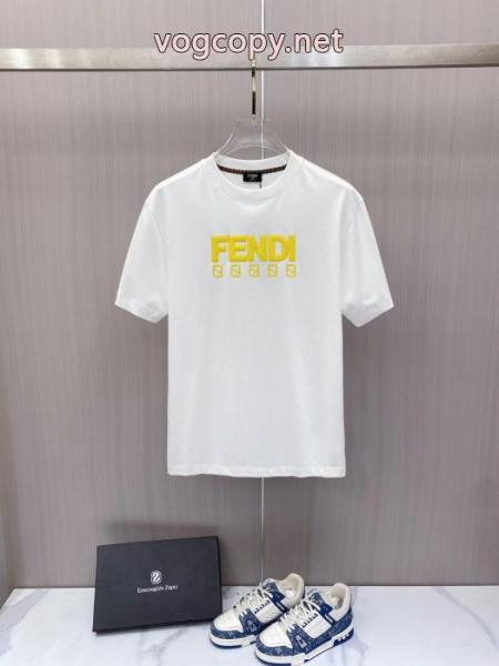 偽 ブランド 販売半袖Tシャツ優秀なアイテム ストリート系 品質保証新品FENDI 2