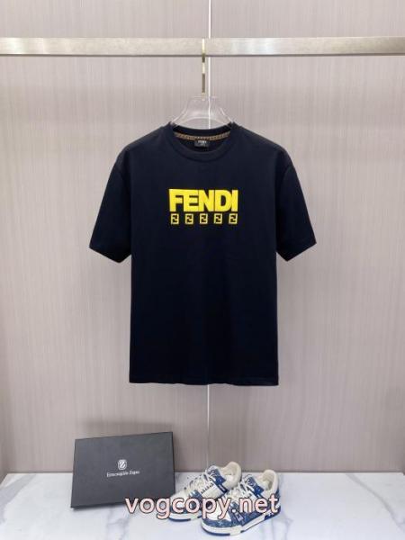 偽 ブランド 販売半袖Tシャツ優秀なアイテム ストリート系 品質保証新品FENDI 5
