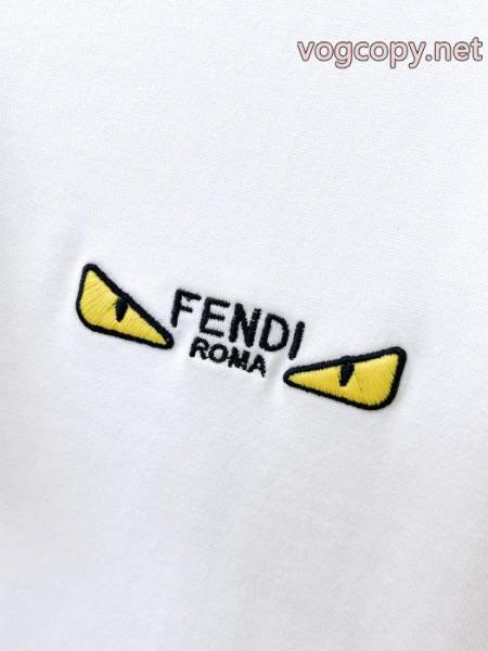 FENDI話題沸騰中 売り切れ必須 愛用ブランド半袖Tシャツブランド 激安 5 