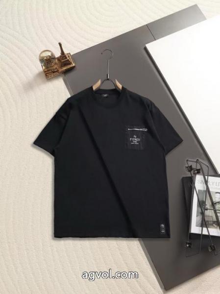 半袖Tシャツ素材感に注目 お洒落 2026新作ブランド 偽物 激安フェンディ 6 