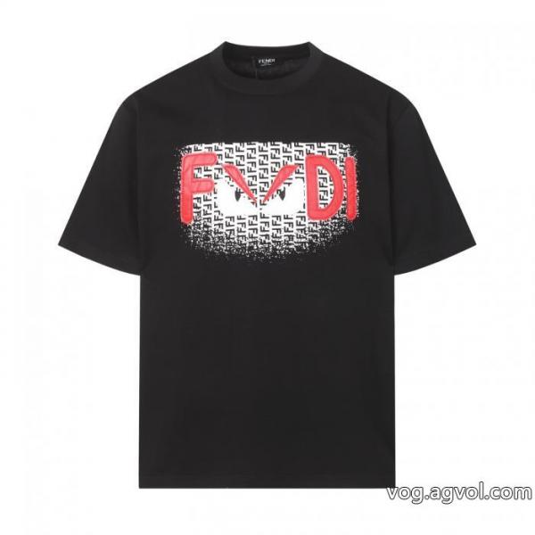 FENDI完売必須 柔らかな着心地 2026新作先取り日本未入荷半袖Tシャツブランド 通販 0 