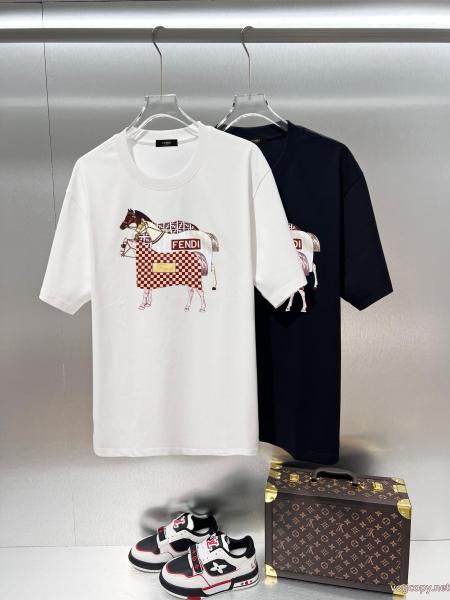 スーパー コピー ブランド 通販半袖TシャツFENDI欧米風 洗練な一品 今年大人気 0 