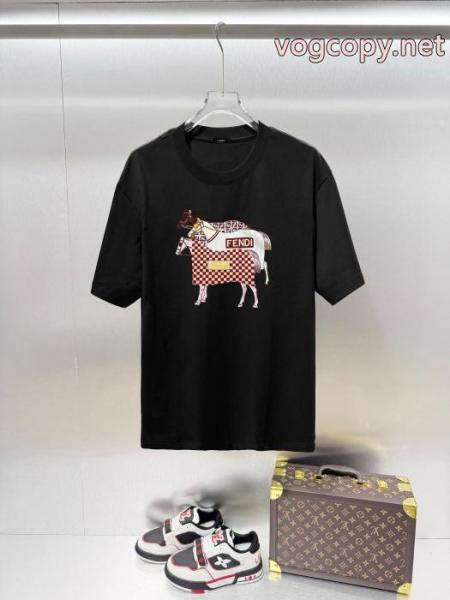 スーパー コピー ブランド 通販半袖TシャツFENDI欧米風 洗練な一品 今年大人気 5 