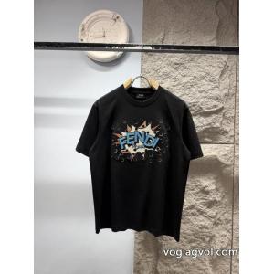 FENDIコピー 品 ブランド今季はトップスにおすすめ 最新作正規品 入手困難 超安値 半袖T.