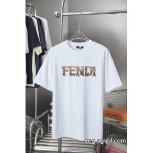 超人気モデル入荷 定番素敵 2026夏到来新作半袖Tシャツブランド コピー  FENDI