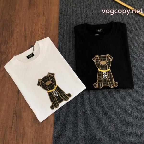 スーパー コピー 品半袖Tシャツ発表の新作モデル 風通しの良いフレア 完売間近FENDI 1