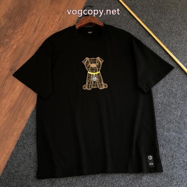 スーパー コピー 品半袖Tシャツ発表の新作モデル 風通しの良いフレア 完売間近FENDI 2
