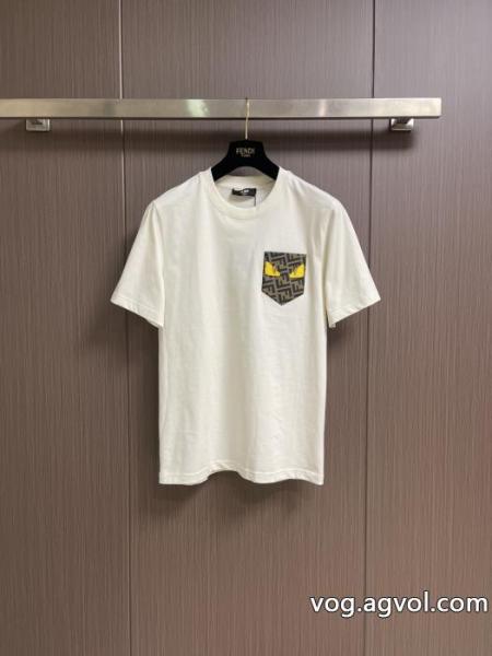 限定版プリント 热い季節トレンド上品 2026大人気半袖Tシャツブランド フェイクFENDI 0 
