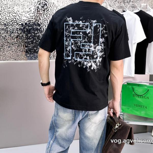定番素敵 手触りがいい 色豊富激安 ブランド 通販FENDI半袖Tシャツ 0