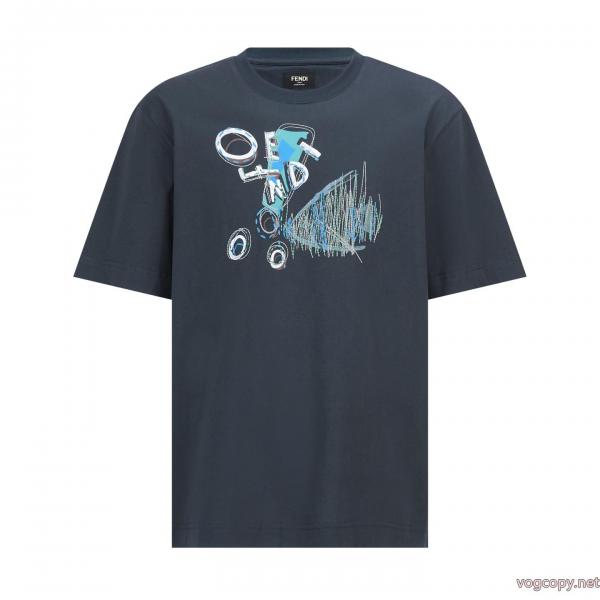 切り売り販売 今や定番アイテム好評品 存在感◎半袖Tシャツコピー ブランドFENDI 0 