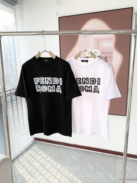 期間限定SALE 大注目 早い者勝ち オフィスにも半袖Tシャツ激安 ブランドFENDI 0