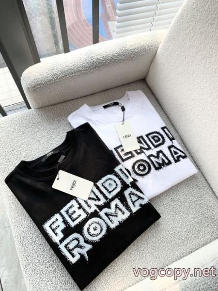 期間限定SALE 大注目 早い者勝ち オフィスにも半袖Tシャツ激安 ブランドFENDI 2