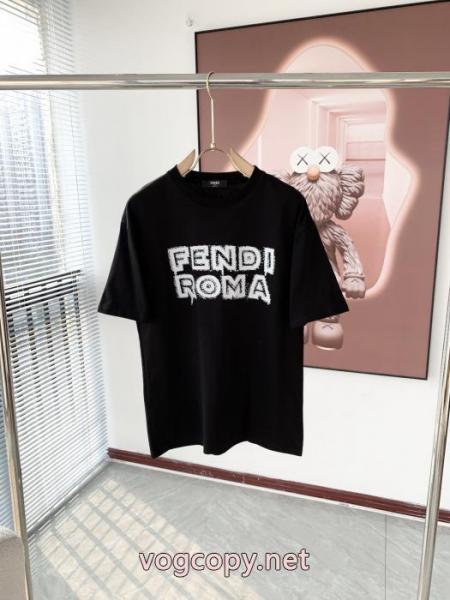 期間限定SALE 大注目 早い者勝ち オフィスにも半袖Tシャツ激安 ブランドFENDI 4