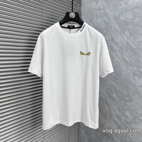 ブランド 通販半袖TシャツFENDI定番人気　薄手柔らか 人気の高い 国内配送 0 