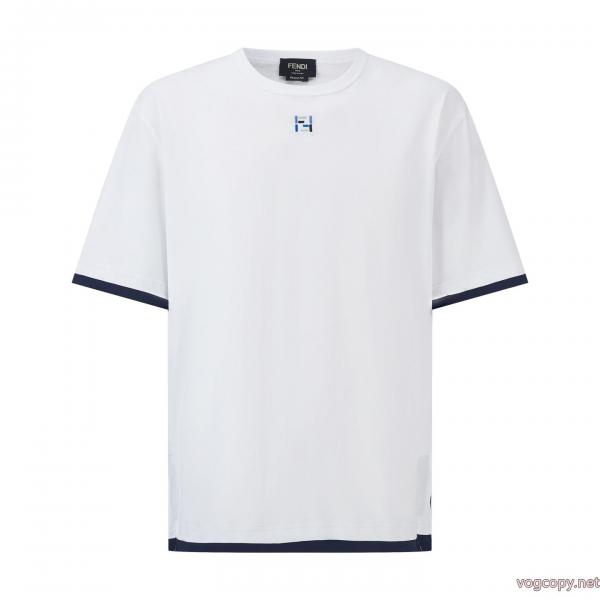 2026トレンドファッション新品 高品質な新品 注目度の高い半袖Tシャツブランド レプリカFENDI 0 