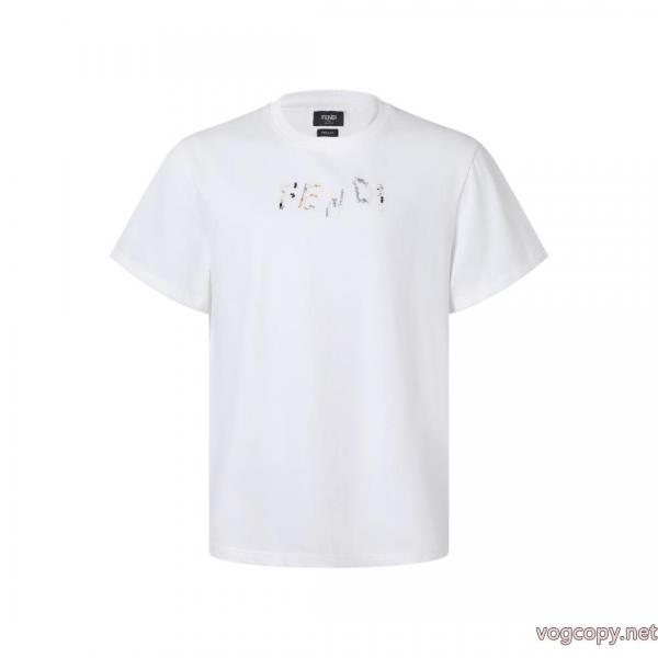 偽物 ブランド半袖Tシャツ2026SS人気ブランド新作アイテム 上質上品 別注モデルFENDI 0 