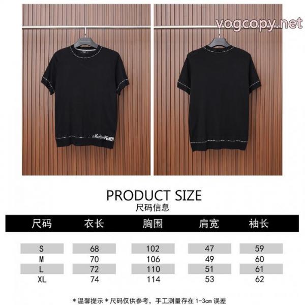 通販 ブランドFENDI上質感 雑誌掲載 夏季新作品半袖Tシャツ 5 