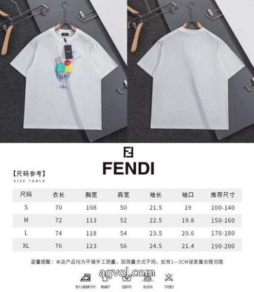 限定SALE 高品質限定アイテム 海外限定モデル 新作激安 ブランド 通販FENDI半袖Tシャツ 2