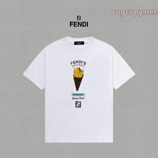 半袖TシャツFENDI定番人気 心がときめく新作 格好良い偽 ブランド 販売 2