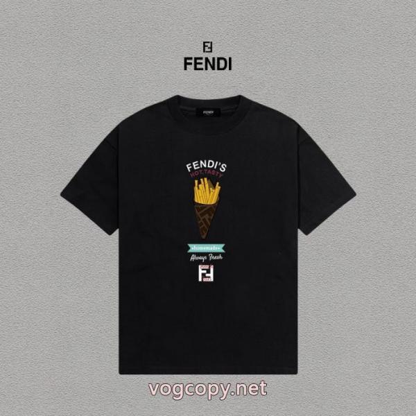 半袖TシャツFENDI定番人気 心がときめく新作 格好良い偽 ブランド 販売 5