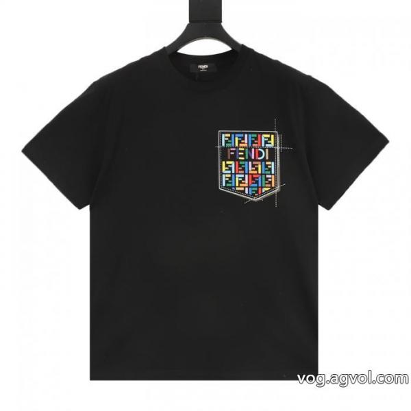 半袖Tシャツ新作数量限定セール 2026定番新作 セレブ愛用ブランド 偽物 激安FENDI 0