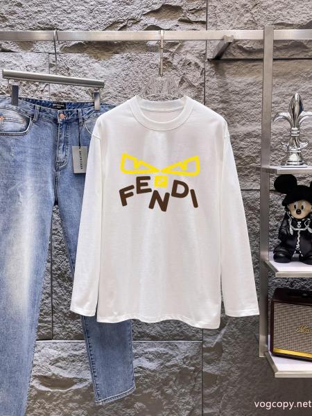 FENDI激安新作 即完売 気要チェックブランド 品 コピー長袖Tシャツ 0 