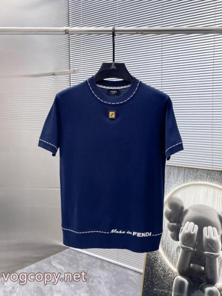 フェンディfendi 2026 ss新作半袖丸首ニットセーター、ハイエンドバージョン! 5